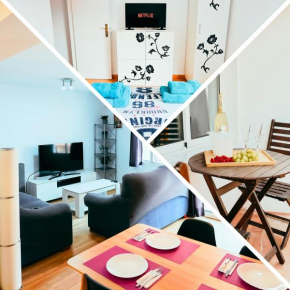 Apt Cabanyal, Beach 8 Min, Terrace, Smart TV